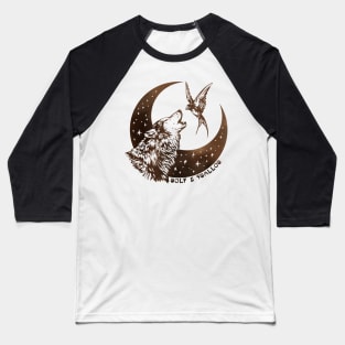 Wolf & Swallow - Moonlight Serenade [EARTH] Baseball T-Shirt